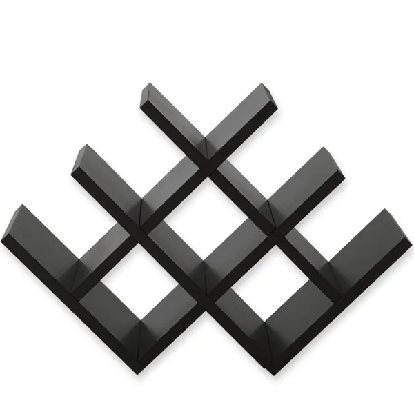 Black_Engineering_Wood_Unique_Shape_Modern_Wine_Rack_Tabletop_Wine_Rack_Organize_Your_Wine_Collection
