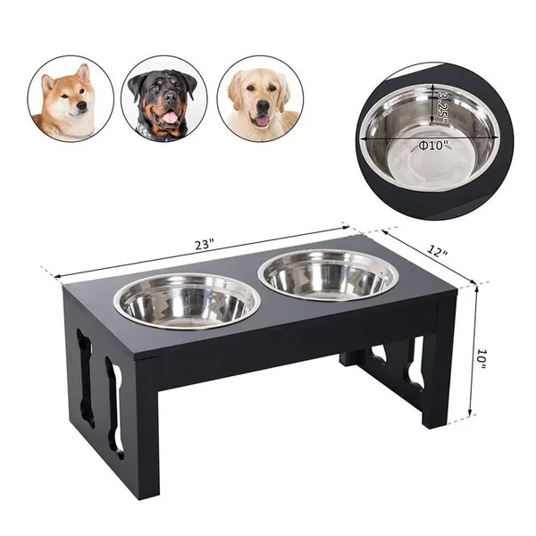 Black_Wooden_Large_Dog_Pet_Stand_Modern_&_Elegant_Wood_Elevated_Dog_Bowls/Cat_Bowls