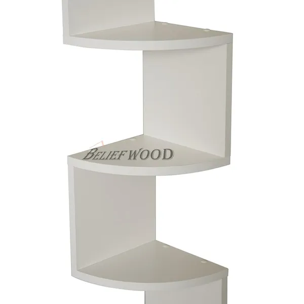White_Modern_Wall_Corner_|_Zig_Zag_Wall_Corner_Hanging_Shelf