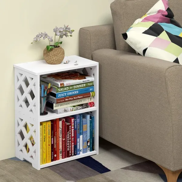 White_Modern_Tier_Bookshelf_For_Small_Spaces