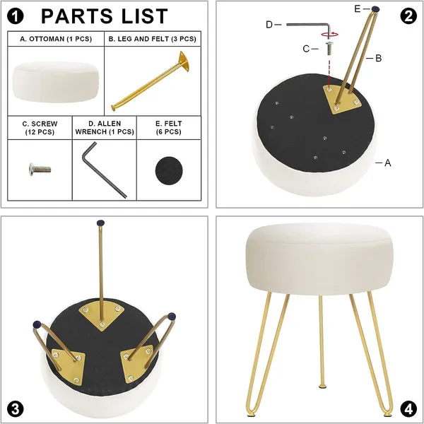 Multifunctional_Vanity_Stools_-_Velvet_Round_Ottoman_Modern_Dressing_Stool_-Upholstered_Footrest_Stool_-_Side_Table_Footstool_with_Golden_Metal_Leg_for_Living_Room,_Bedroom_(Black)