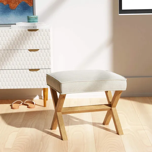 Wooden_X-Frame_Ottoman_Stool_with_Upholstered_Cushion,_50_x_30_x_45_cm_(White)