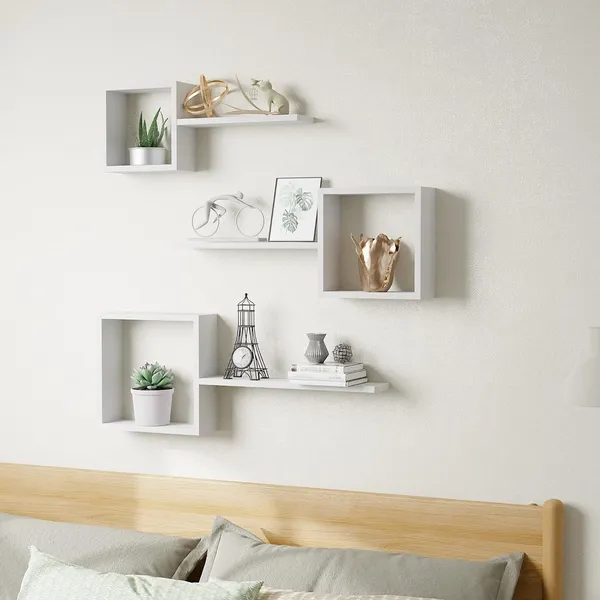 Wooden_Wall_Shelf_Modern_Wall_Mount_Floating_Cube_Shelves,_Set_of_6,_Decor_Cube_Shelves_Display_for_Photos,Plants,Rustic_Shelves_for_Living_Room_Home_&_Office_(White)