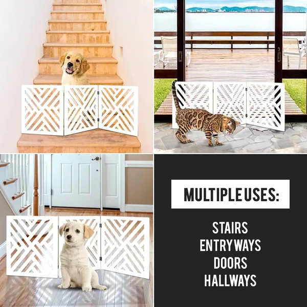 Modern_Freestanding_Dog_Gate_Expandable_Decorative_Wooden_Fence_for_Small_to_Medium_Pet_Dogs,_Barrier_for_Stairs,_Doorways,__&__Hallways_(White)
