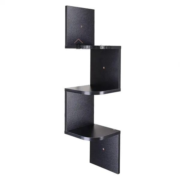 Black_Modern_Wall_Corner_|_Zig_Zag_Wall_Corner_Hanging_Shelf