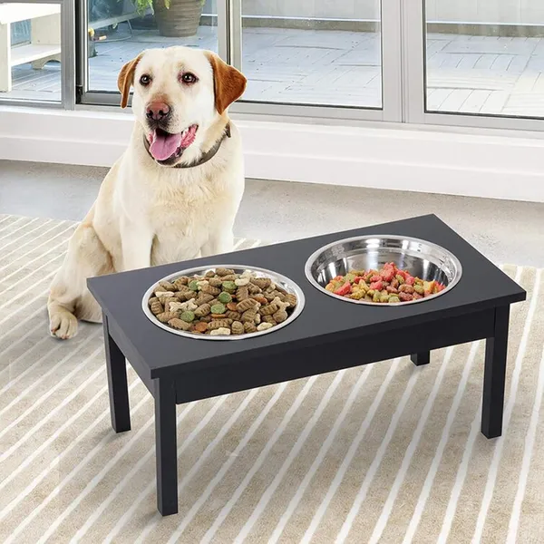 Elevated_Dog_Bowl_Stand_for_Food_and_Water_Dog_Feeding_Stand_Pet_Food_and_Water_Bowls_Large_and_Small_Dogs_Ideal_for_Better_Digestion_and_Posture_(Black)