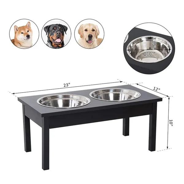 Elevated_Dog_Bowl_Stand_for_Food_and_Water_Dog_Feeding_Stand_Pet_Food_and_Water_Bowls_Large_and_Small_Dogs_Ideal_for_Better_Digestion_and_Posture_(Black)