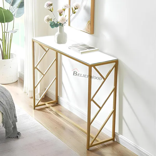 Gold_Console_Table_Wooden_Top_Modern_Sofa_Table_Narrow_Hallway_Table_Accent_Console_Tables_for_Entryway_|_Living_Room__&__Foyer_Geometric_Side_Design_Living_Room_Decor