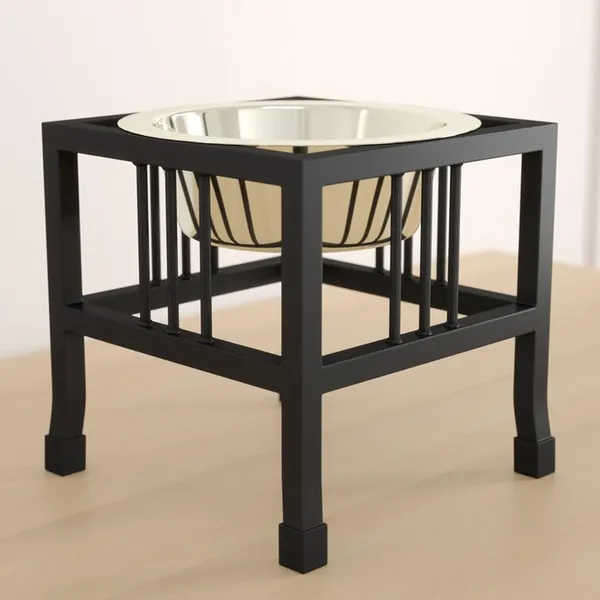 Pet_Feeder_for_Dogs__&__Cats|_pet_Food_Bowl_Elevated_Dog_Bowl_Stand_Stainless_Steel_Food_and_Water_Bowls_with_Iron_Stand_(Small)