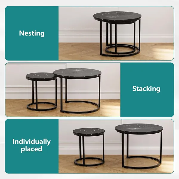 Nesting_Coffee_Table_Set_of_2,_Round_Coffee_Table_Wood_Top_Home_D?cor_Furniture_Round_Side_Coffee_End_Table_Side_Tables_for_Living_Room_Or_Lounge__&__Office.._(Black_(Black))