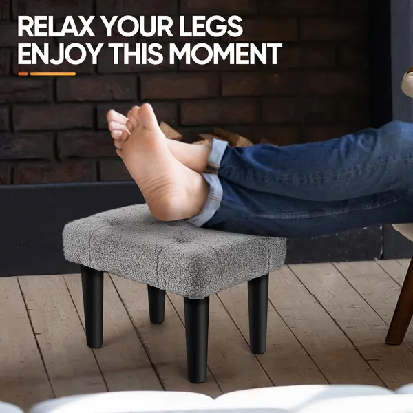 Grey_Modern_Sitting_Stool_with_Iron_Frame_|_Cushion_Puffy_Stool_And_Comfortable_Seat