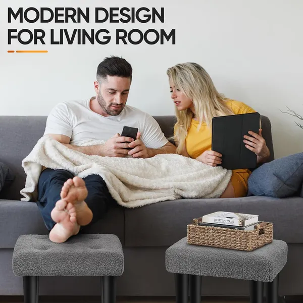 Grey_Modern_Sitting_Stool_with_Iron_Frame_|_Cushion_Puffy_Stool_And_Comfortable_Seat