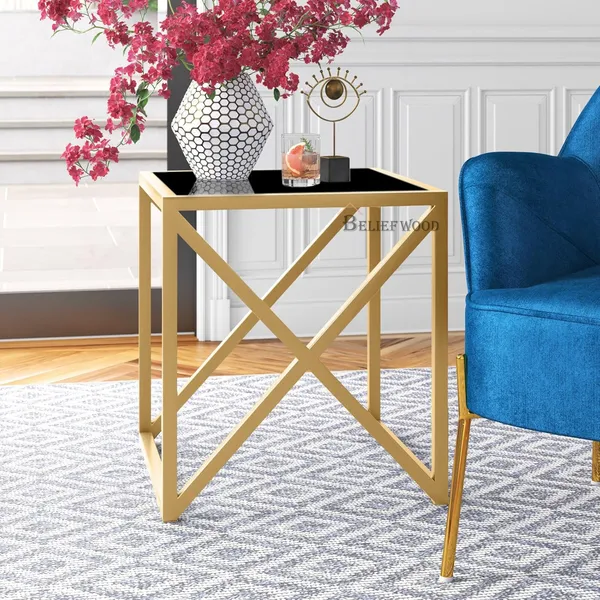 Modern_Iron_Stool_Small_Coffee_Table_Sofa_Side_Table_End_Table_(Goldern_Black)