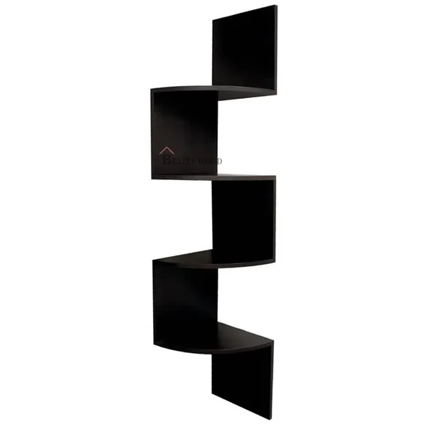 Black_Modern_Wall_Corner_|_Zig_Zag_Wall_Corner_Hanging_Shelf