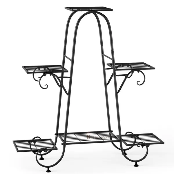 Flower_Pot_Display__&__Planter_Stand_6_Tier_Metal_Plant_Stand,_L32_x_W10_x_H29_inches,_gamla_stand_for_plants_outdoor__&__Indoor_Use