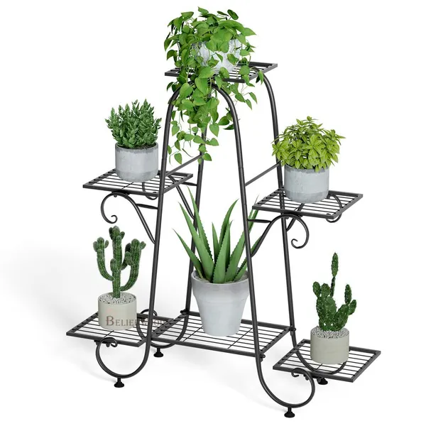 Flower_Pot_Display__&__Planter_Stand_6_Tier_Metal_Plant_Stand,_L32_x_W10_x_H29_inches,_gamla_stand_for_plants_outdoor__&__Indoor_Use