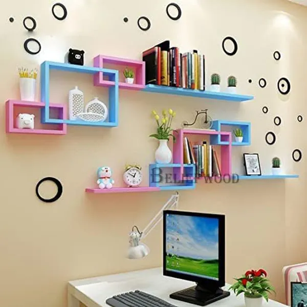 Wall_Mounted_Interlocking_Cube_Set_of_9_Design_Wall_Shelves_for_Bedroom_Living_Room_Bathroom__&__Kitchen_Cube_with_3_Shelves_for_Living_Room,_Bedroom_(Brown)