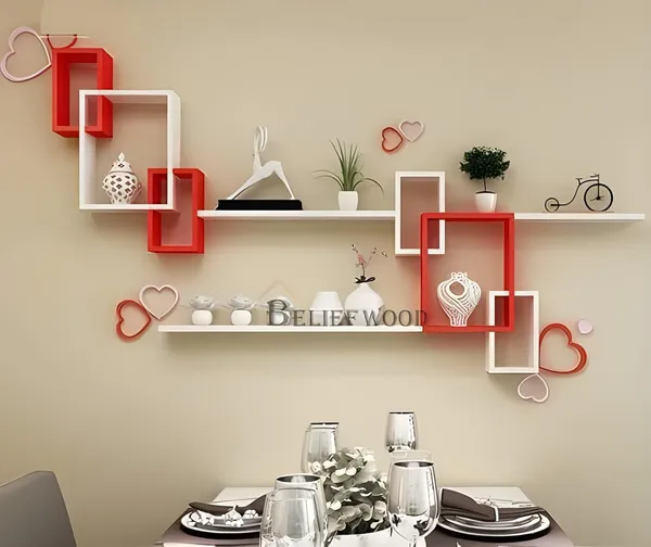 Wall_Mounted_Interlocking_Cube_Set_of_9_Design_Wall_Shelves_for_Bedroom_Living_Room_Bathroom__&__Kitchen_Cube_with_3_Shelves_for_Living_Room,_Bedroom_(Red__&__White)