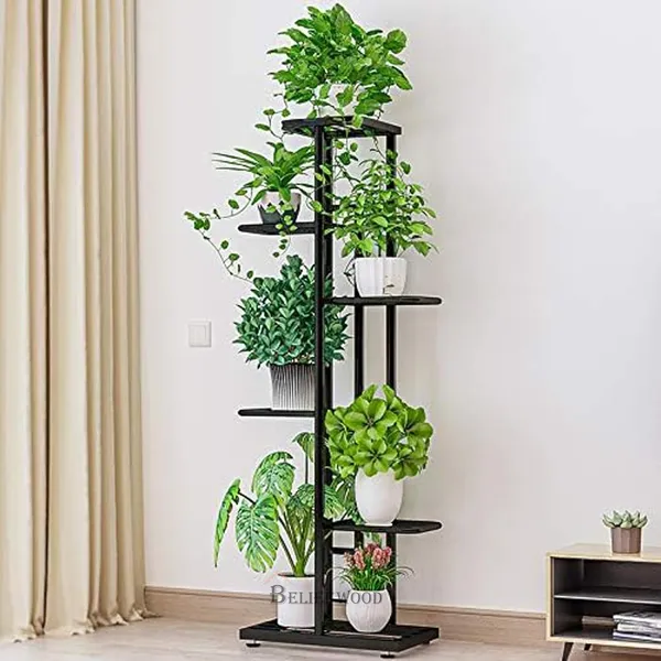 Modern_Decorative_Freestanding_Wooden_Planter_Stand_Multipurpose_Lawn__&__Garden_Living_Room_Flower_Stand_Balcony_Shelf_partition_Flower_Stand_Flower_Pot_Stand_Living_Room_(Black)