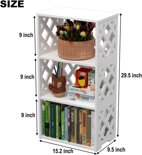 Beliefwood_Modern_Tier_Bookshelf_For_Small_Spaces_Shelf_Bookcase_Kids,_Book_Storage_Organizer_Case_Open_Shelves_For_Bedroom_Living_Room_Office_(3_Tier)_-_White