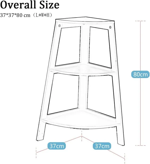 White_Modern_3-Tier_Corner_Ladder_Shelf_|_Space-Saving_Bookcase_and_Storage_Solution