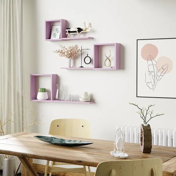 Wooden_Wall_Shelf_Modern_Wall_Mount_Floating_Cube_Shelves,_Set_of_6,_Decor_Cube_Shelves_Display_for_Photos,Plants,Rustic_Shelves_for_Living_Room_Home_&_Office_(Pink)