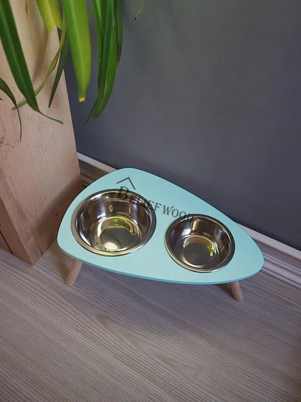 Modern_Wooden_Dog_Feeder|Cat_Feeding_Stand_With_2_Stainless_Steel_Bowls_For_Water__&__Food,_Easy_To_Clean_Perfect_For_Pets_(Grey),?40_cm,H_12_cm,W_20_cm