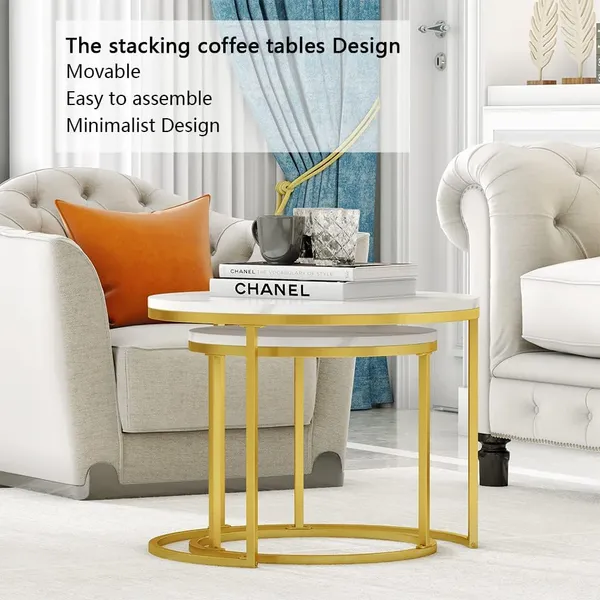 Nesting_Coffee_Table_Set_of_2,_Round_Coffee_Table_Wood_Top_Home_D?cor_Furniture_Round_Side_Coffee_End_Table_Side_Tables_for_Living_Room_Or_Lounge__&__Office.._(Golden_(White))