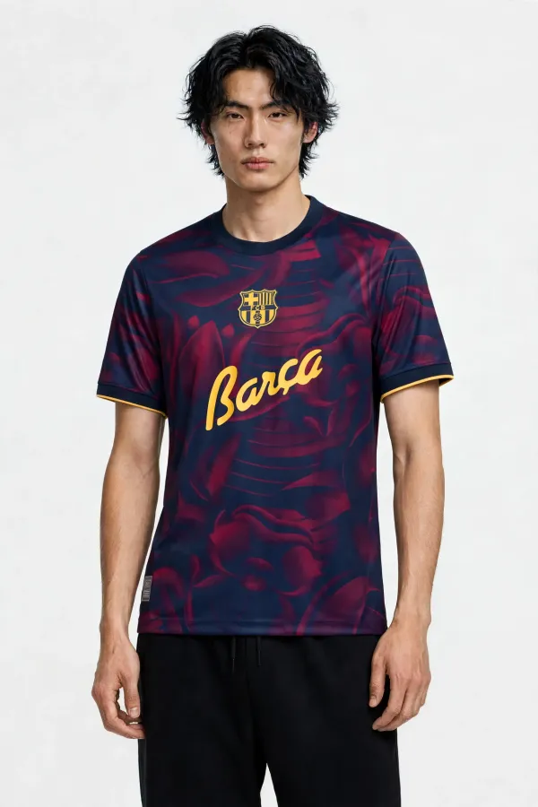 Barca_Special_Edition_Floral_Soccer_Solid_Jersey_2026/27_(Pre_Order)