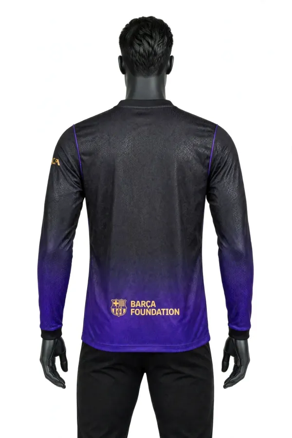 Barca_X_Kobe_Long_Sleeve_Soccer_Solid_Jersey_2026/27_[Pre_Order]