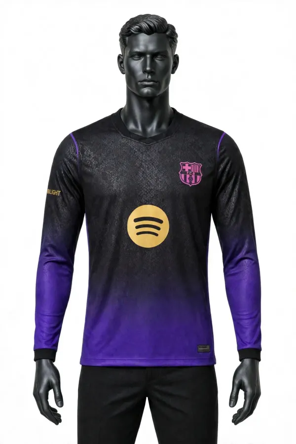 Barca_X_Kobe_Long_Sleeve_Soccer_Solid_Jersey_2026/27_[Pre_Order]