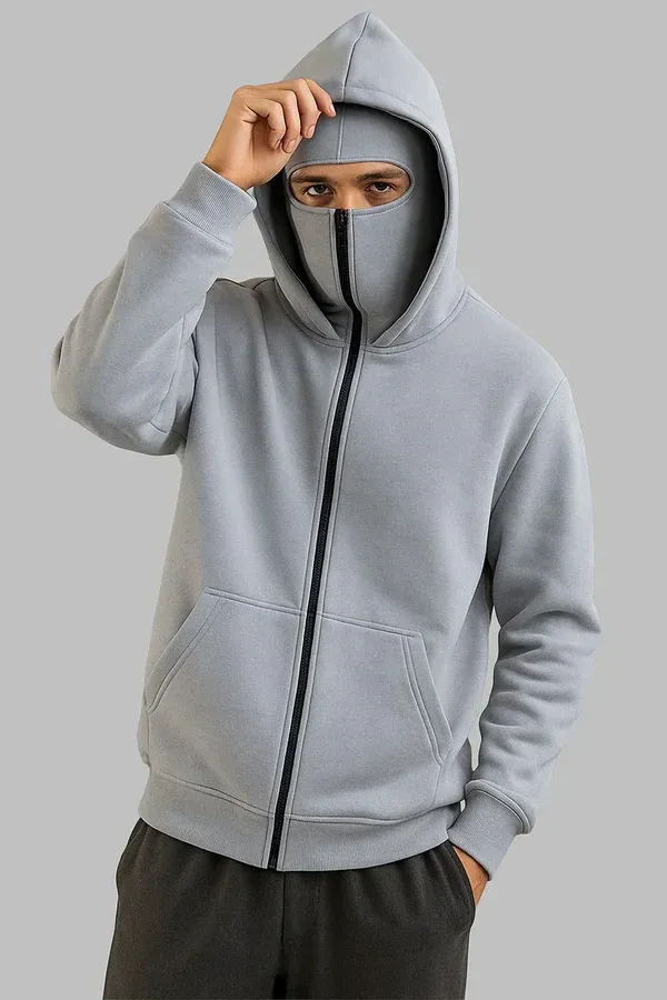 Men's_Grey_Full-Zip_Balaclava_Hoodie_with_Thumbholes