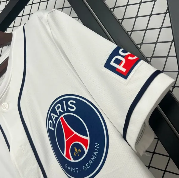 PSG_Special_Edition_Baseball_Jersey_2025/26_Slim_Fit_Athletic_Jersey