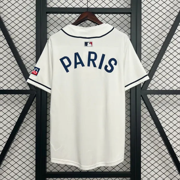 PSG_Special_Edition_Baseball_Jersey_2025/26_Slim_Fit_Athletic_Jersey