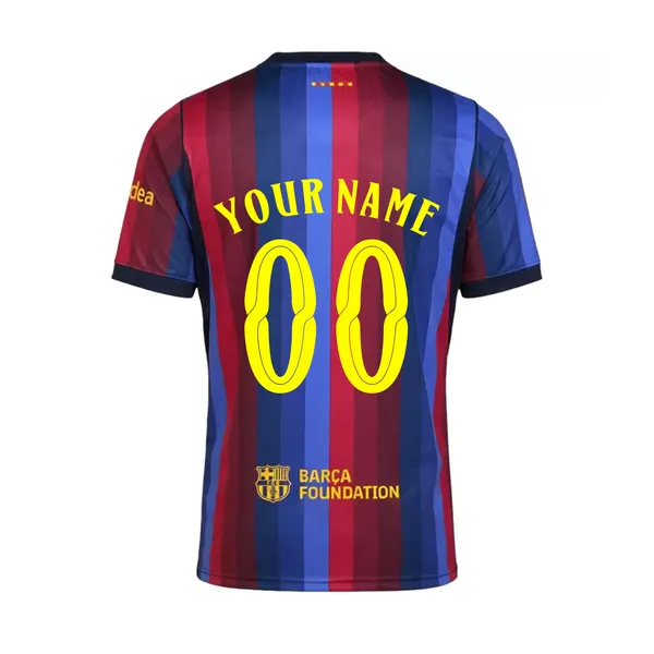 Customized_Barca_Home_Soccer_Solid_Jersey_2026/27_(Pre_Order)