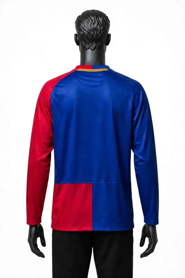 2008/09_Barca_Home_Long_Sleeve_Soccer_Jersey