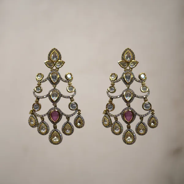 Pink_Brass_Stylish_&_Fancy_Earring_For_Women