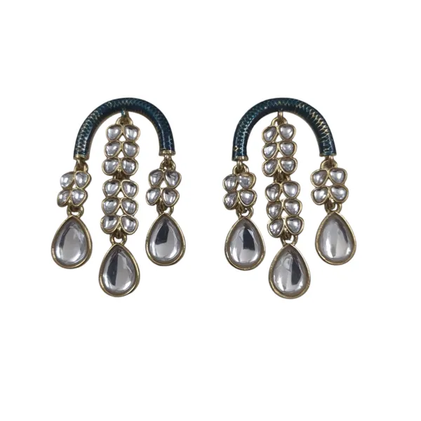 Blue_Zinc_&_Copper_Stylish_&_Fancy_Earring_For_Women