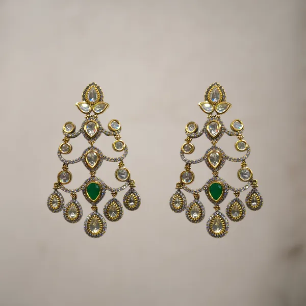 Green_Brass_Stylish_&_Fancy_Earring_For_Women