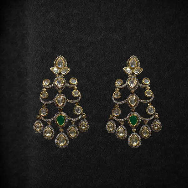 Green_Brass_Stylish_&_Fancy_Earring_For_Women