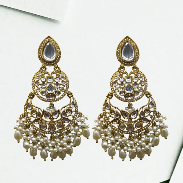 White_Zinc_&_Copper_Stylish_&_Fancy_Earring_For_Women