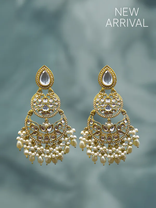 White_Zinc_&_Copper_Stylish_&_Fancy_Earring_For_Women