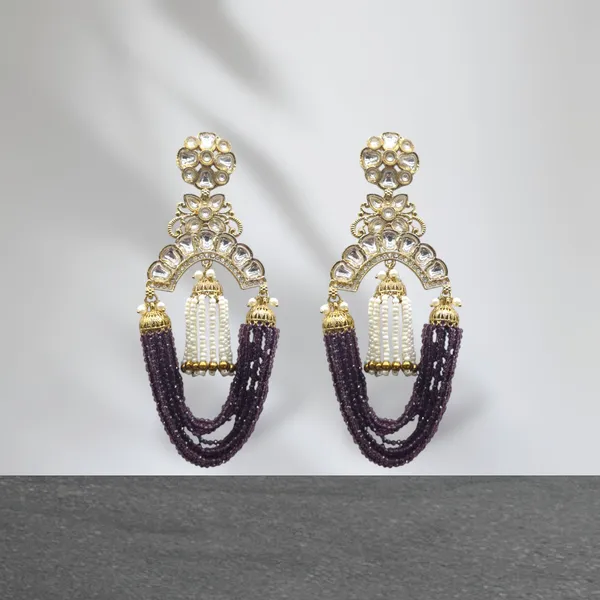 Purple_Zinc_&_Copper_Stylish_&_Fancy_Earring_For_Women