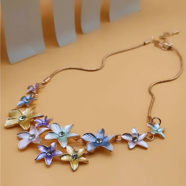 MultiColor_Brass_Necklace_Set_For_Women