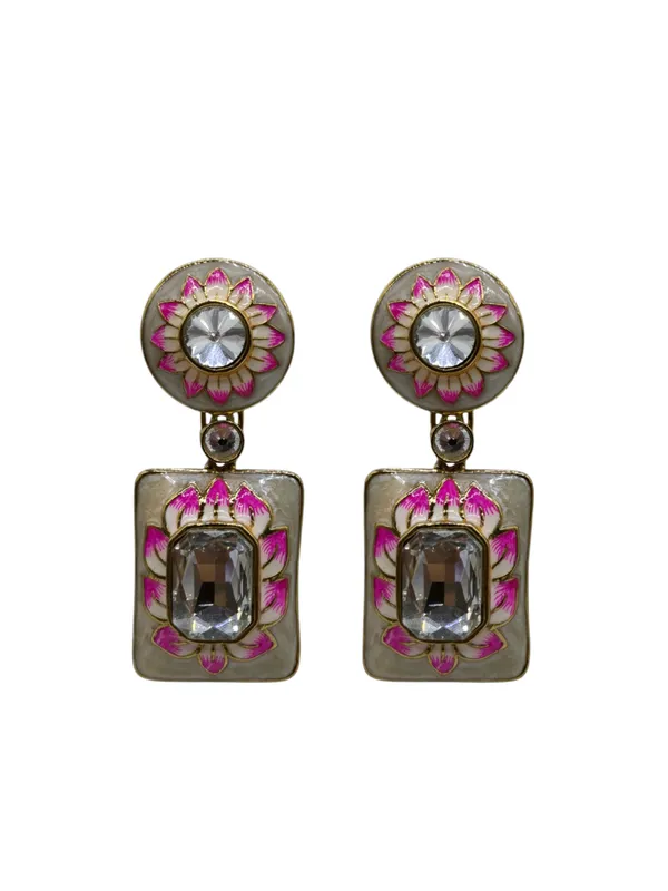 Light_Grey_Metal_Stylish_&_Fancy_Earring_For_Women