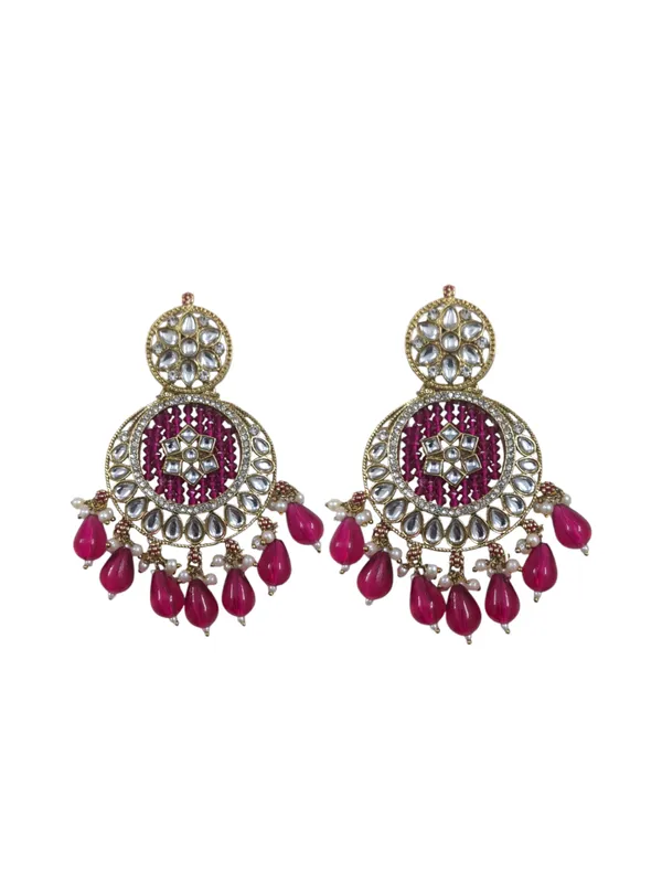 Rani_Pink_Zinc_&_Copper_Stylish_&_Fancy_Earring_For_Women