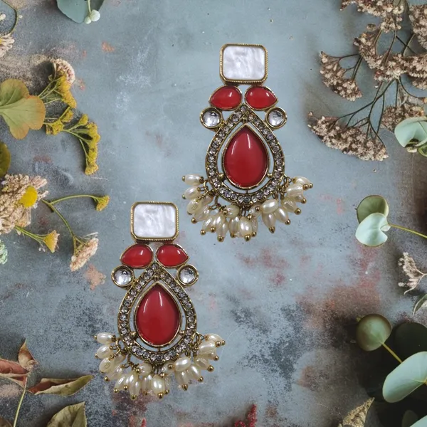 Red_Zinc_&_Copper_Stylish_&_Fancy_Earring_For_Women