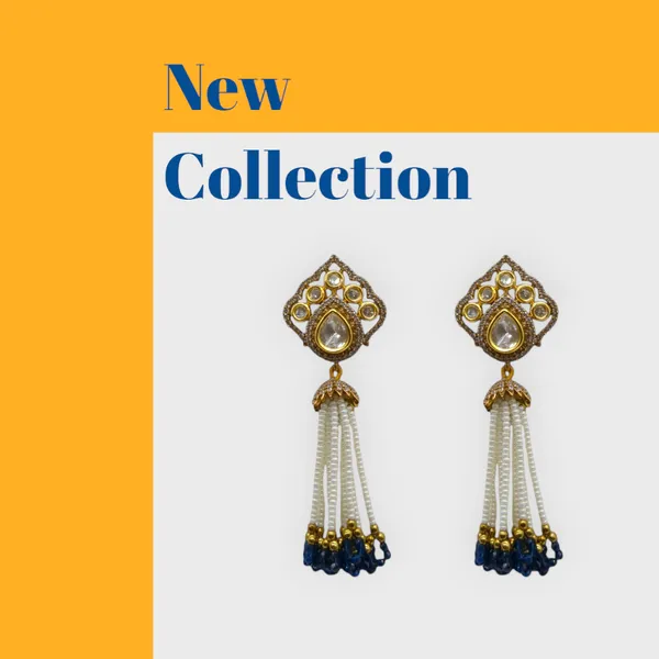 Navy_Blue_Brass_Stylish_&_Fancy_Earring_For_Women