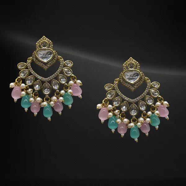 Pink_&__Pista_Brass_Stylish_&_Fancy_Earring_For_Women