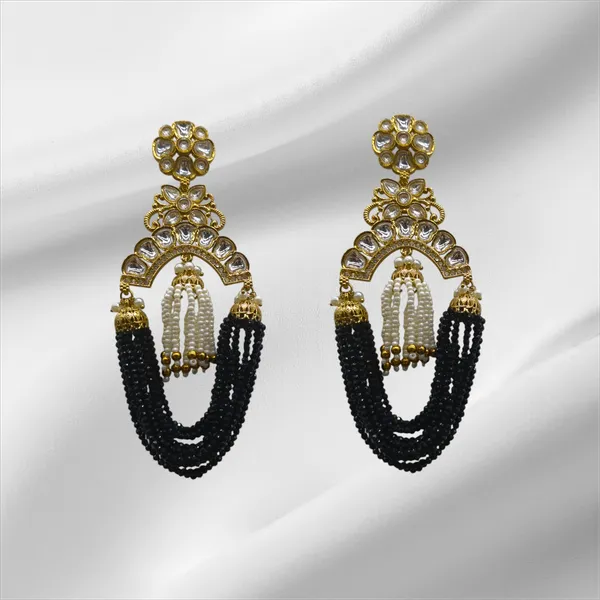 Black_Zinc_&_Copper_Stylish_&_Fancy_Earring_For_Women